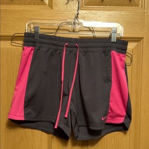 Pink and Grey Nikes Short
